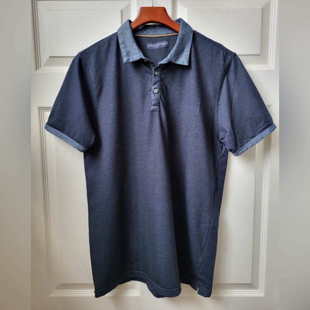 Denim and Flower Polo